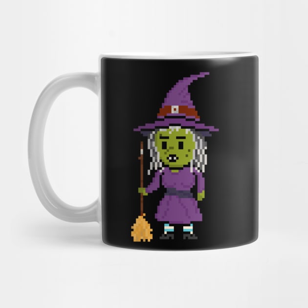 Pixel Monster Witch by gkillerb